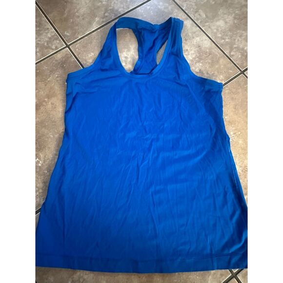 Gottex M Basic Active Tank Top Blue Wicking Stretch - Picture 1 of 4